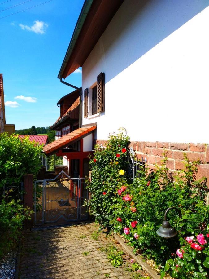 Ferienhaus Marre - Mit Grill, Feuerstelle Und Gartensauna Waldbrunn  Exteriör bild