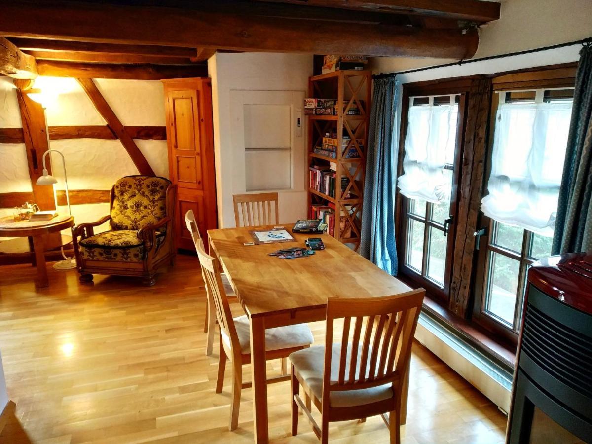 Ferienhaus Marre - Mit Grill, Feuerstelle Und Gartensauna Waldbrunn  Exteriör bild